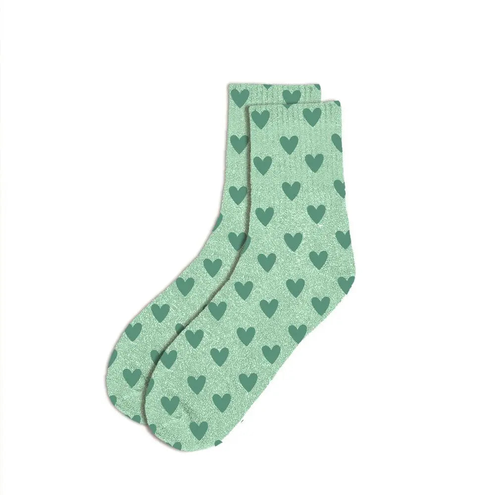 Paillettes Menthe à Coeurs - FunkyFeets