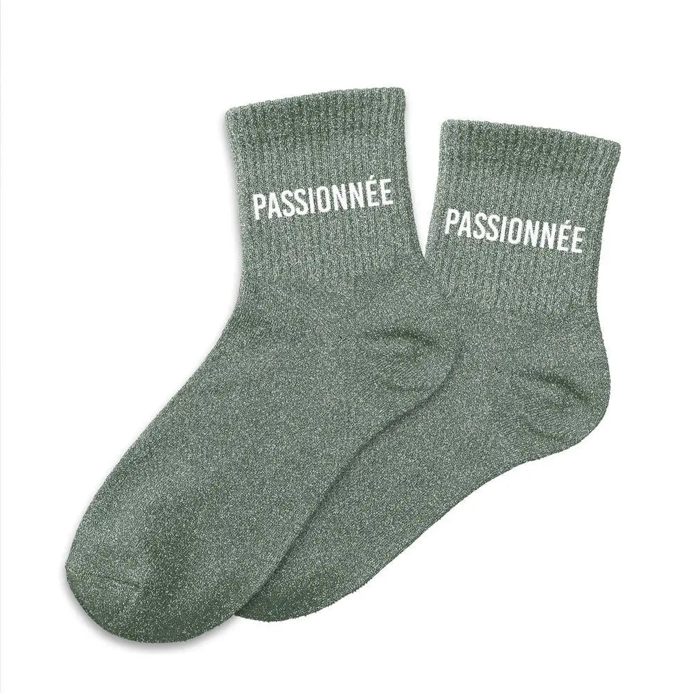 chaussettes à paillettes funky feets