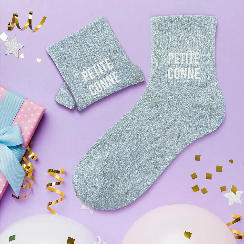 Petite Conne Chaussettes à paillettes