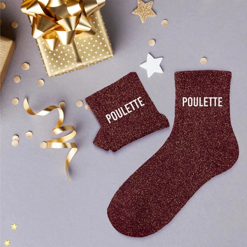 Poulette Chaussettes à paillettes