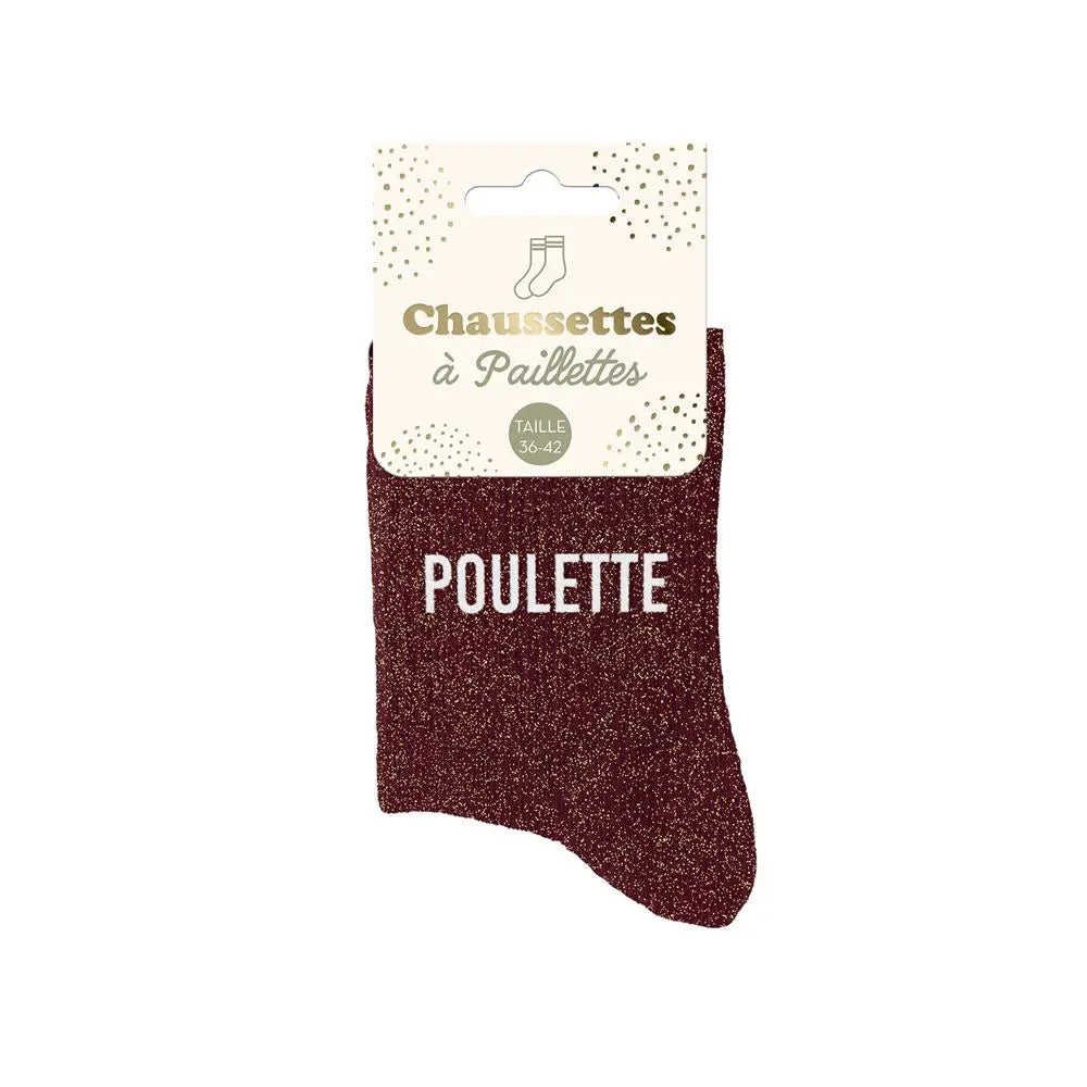 Poulette Chaussettes à paillettes