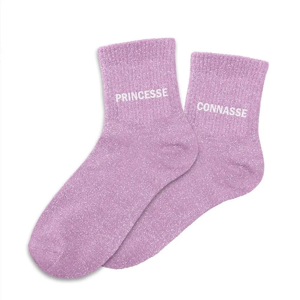 Princesse Connasse Chaussettes à paillettes
