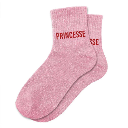 Chaussettes à paillettes Princesse Rose - FunkyFeets