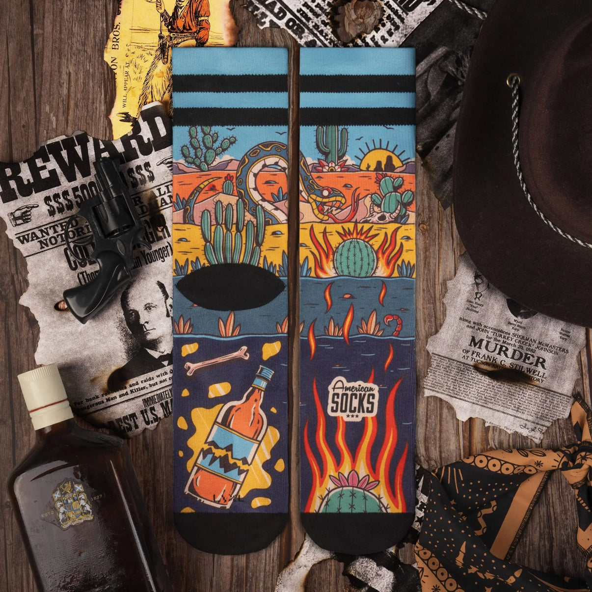 Rattlesnake American Socks
