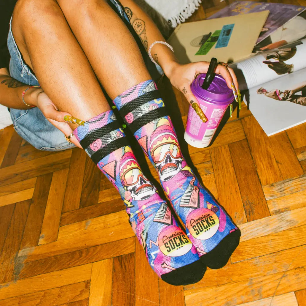 Retro Blizzard American Socks