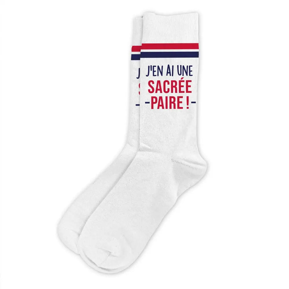 Sacrée Paire Chaussettes à paillettes