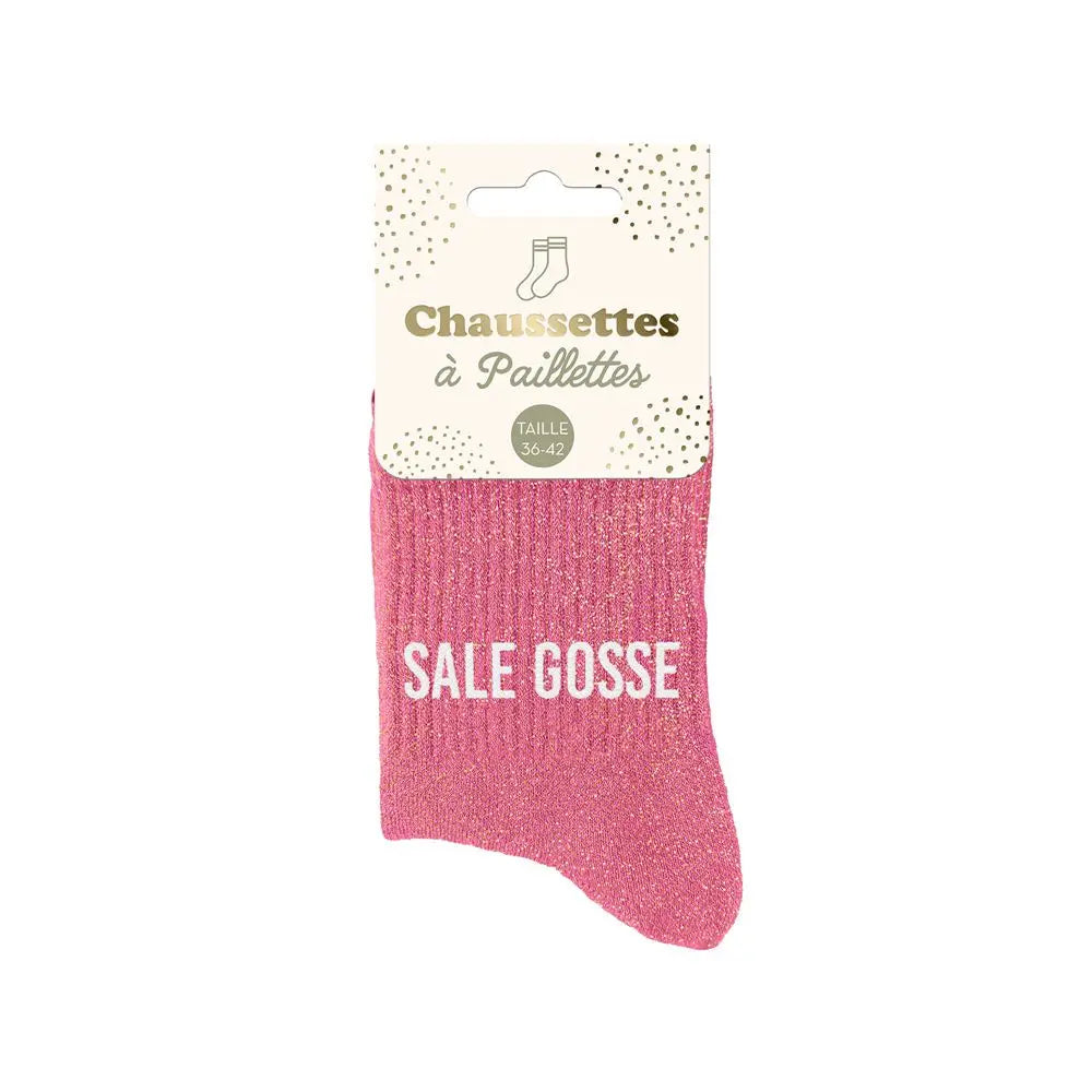 Sale gosse Chaussettes à paillettes