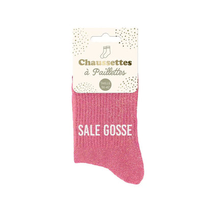 Sale gosse Chaussettes à paillettes
