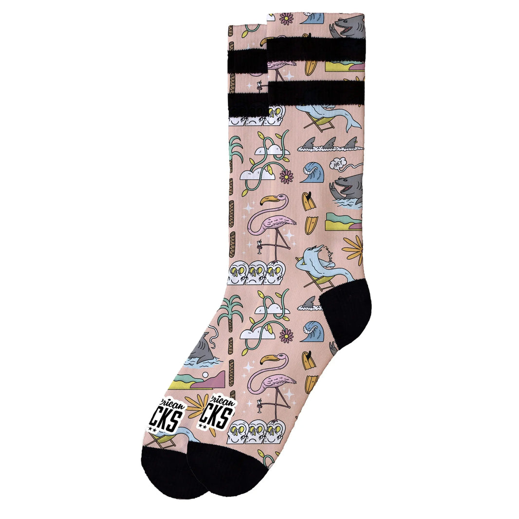 Sharks Are Friends American Socks
