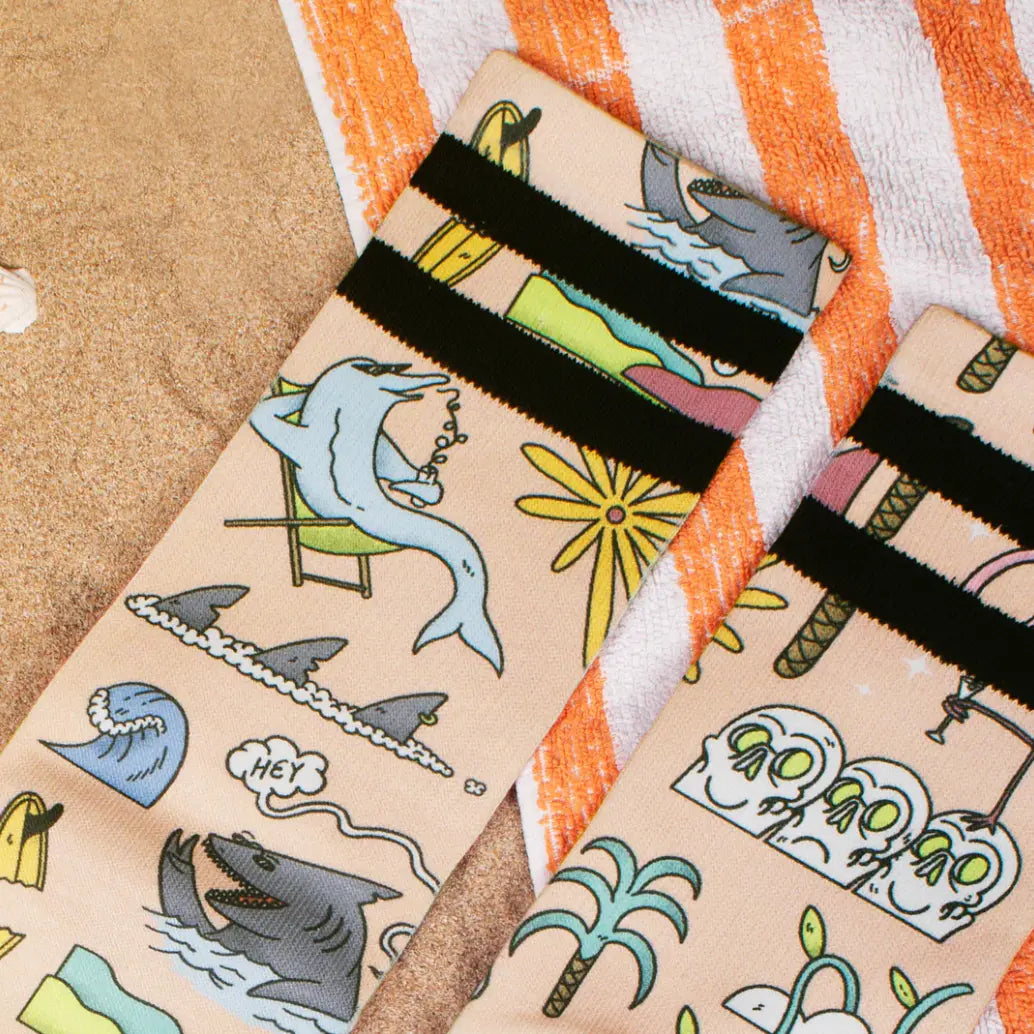 Sharks Are Friends American Socks