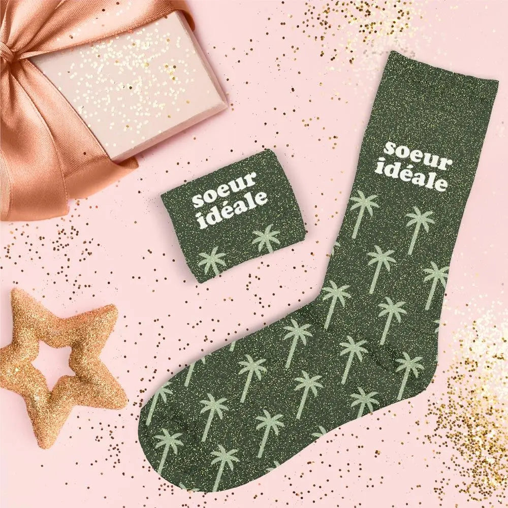 Soeur idéale Chaussettes à paillettes
