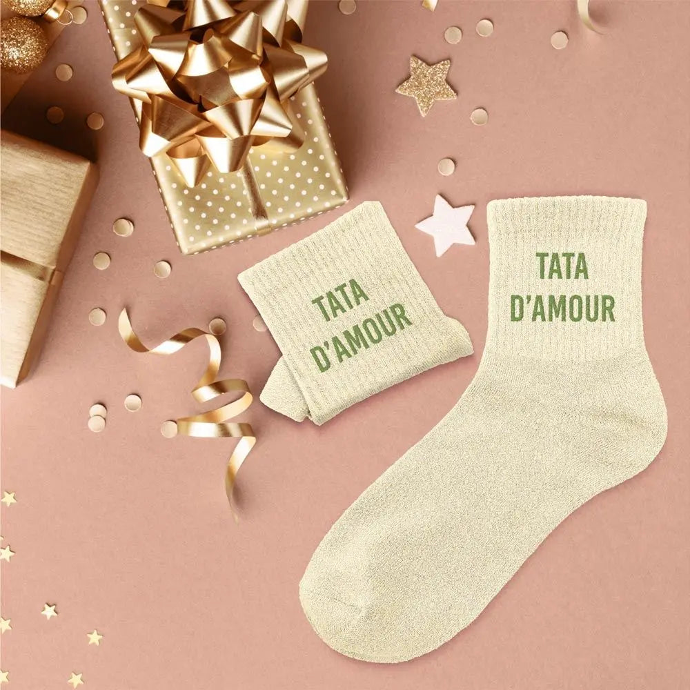 Tata d'amour Chaussettes à paillettes