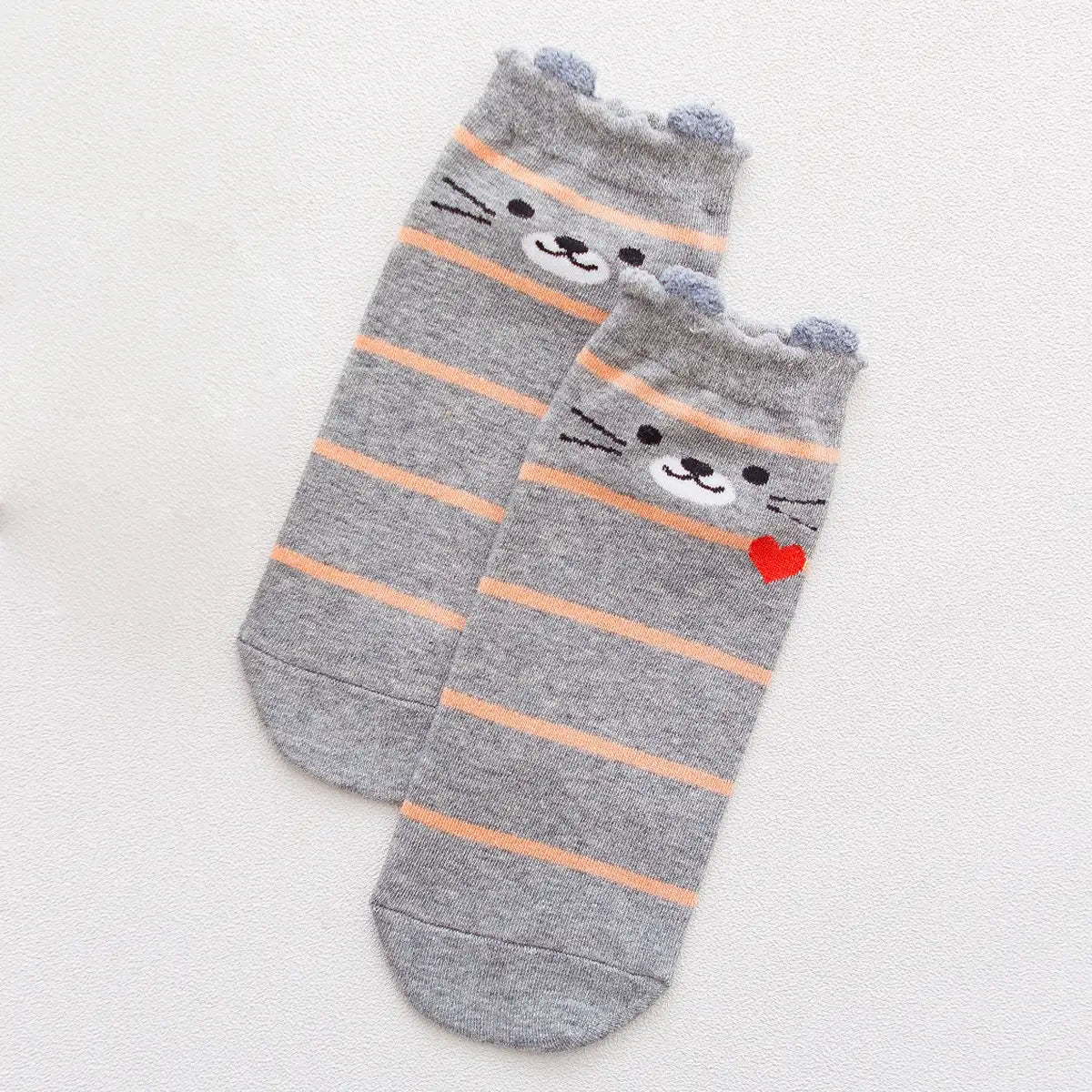 Animaux Petites Oreilles - Gris - FunkyFeets