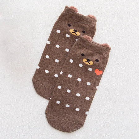 Animaux Petites Oreilles - Marron - FunkyFeets