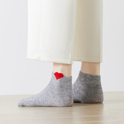 Petit Coeur - Gris - FunkyFeets