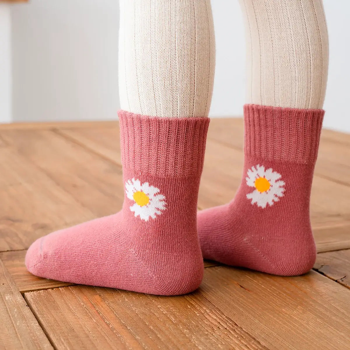 Chaussettes Longues Marguerite Enfants (Lot 5 paires) - FunkyFeets