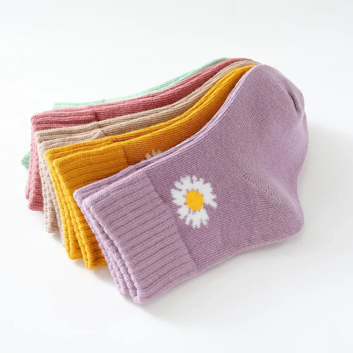 Chaussettes Longues Marguerite Enfants (Lot 5 paires) - FunkyFeets