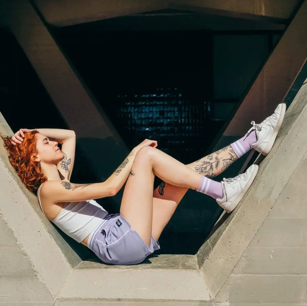 Violet American Socks