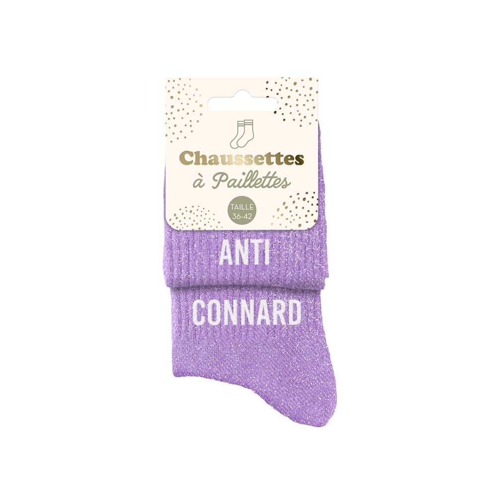 Chaussettes à Paillettes - Anti Connard - FunkyFeets