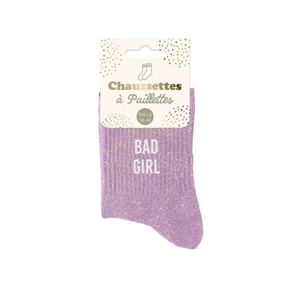 Chaussettes à Paillettes - Bad Girl - FunkyFeets