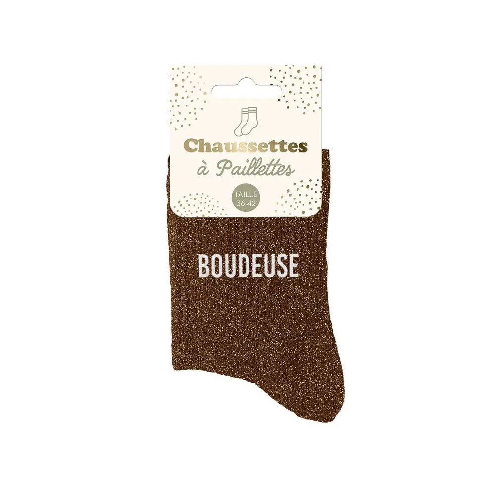 Chaussettes à Paillettes - Boudeuse - FunkyFeets