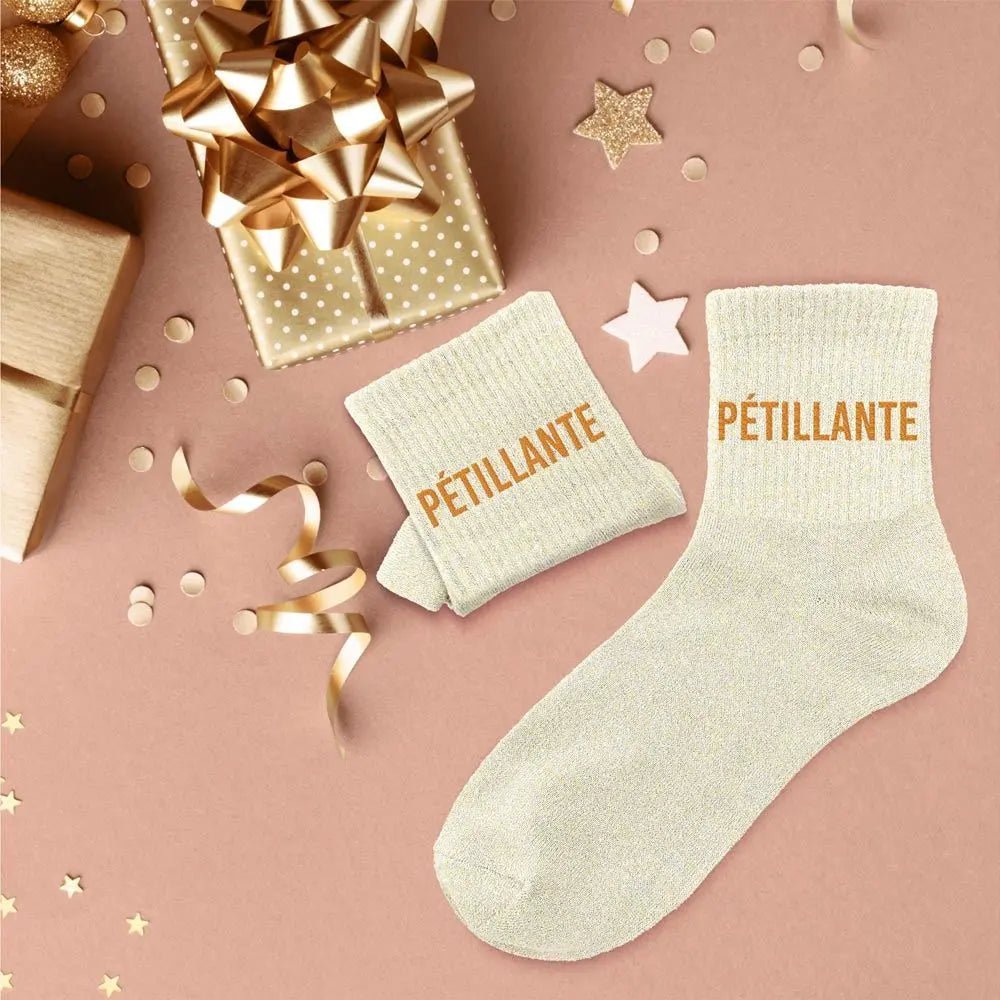 Chaussettes à Paillettes - Pétillante - FunkyFeets