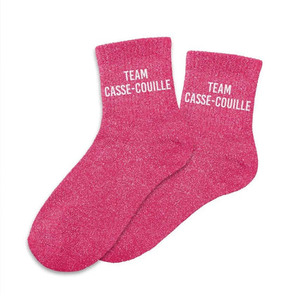 Chaussettes à Paillettes - Team Casse Couille - FunkyFeets