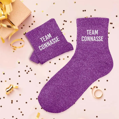 Chaussettes à Paillettes - Team Connasse - FunkyFeets