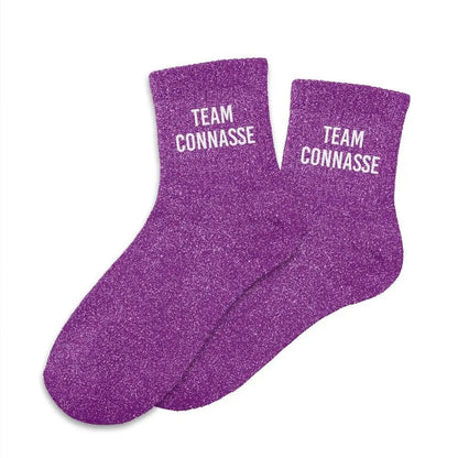 Chaussettes à Paillettes - Team Connasse - FunkyFeets
