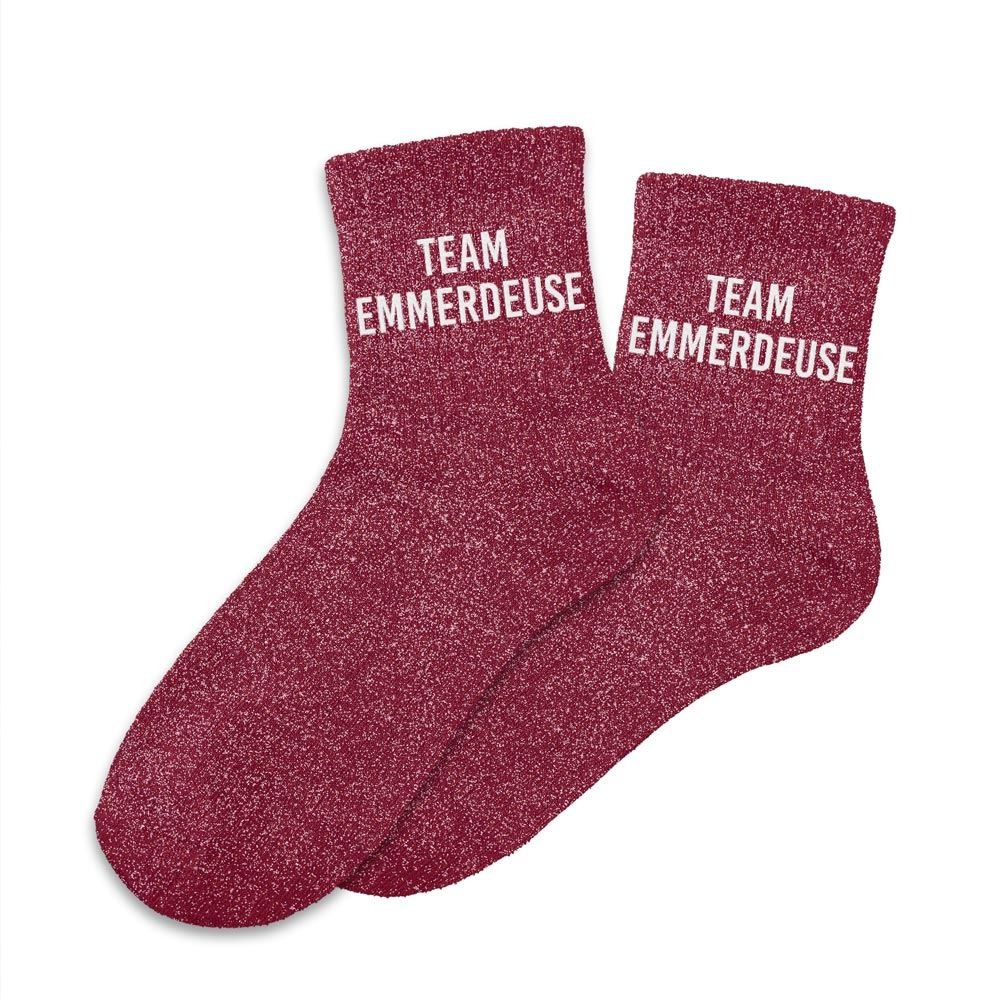 Chaussettes à Paillettes - Team Emmerdeuse - FunkyFeets