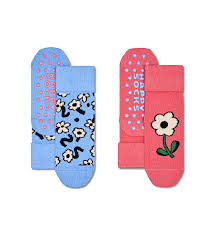 Flowers - Kids - Antidérapante - Pack de 2 - FunkyFeets