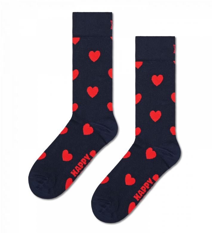 Heart - Navy - FunkyFeets